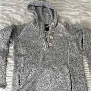 Women’s north face grey crescent sweatshirt
